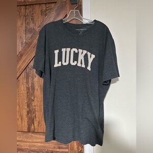 Lucky Brand Men's Gray T-Shirt. Size XL